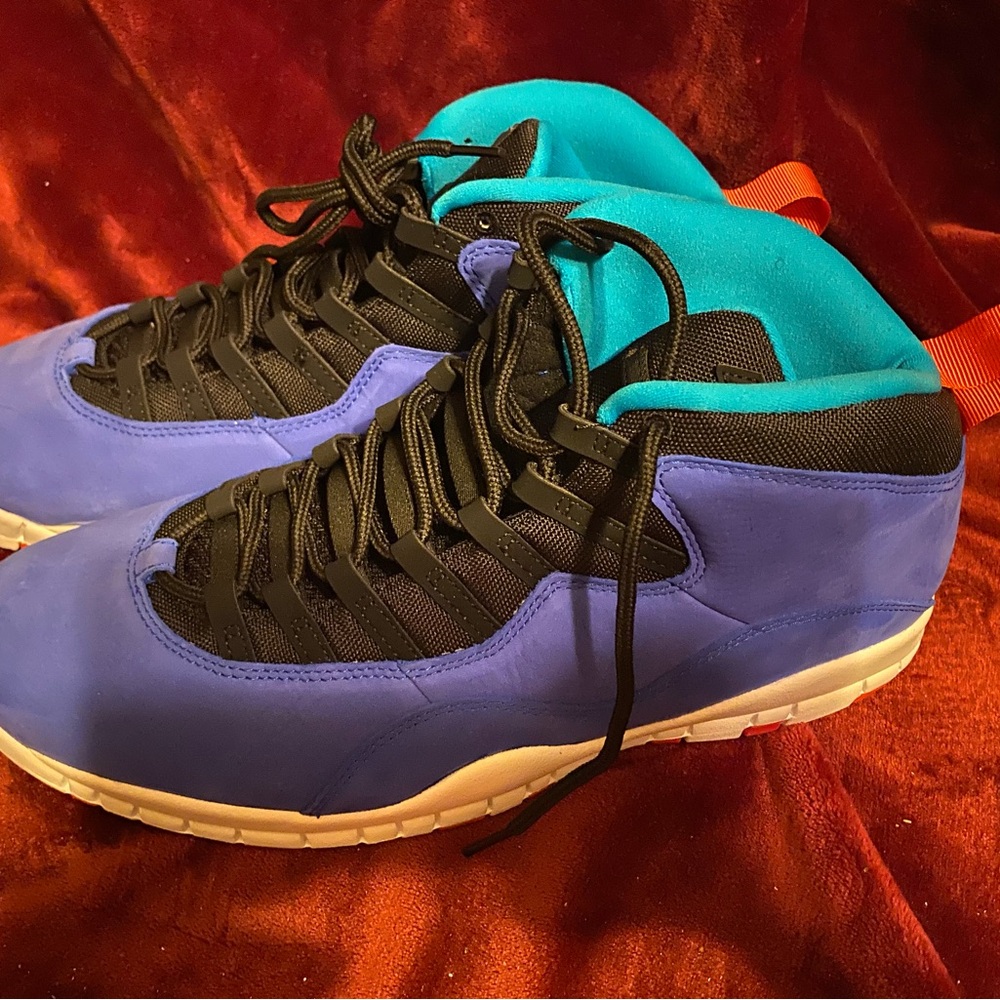 Men's Blue and Black Sneakers
